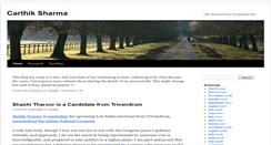 Desktop Screenshot of carthik.net
